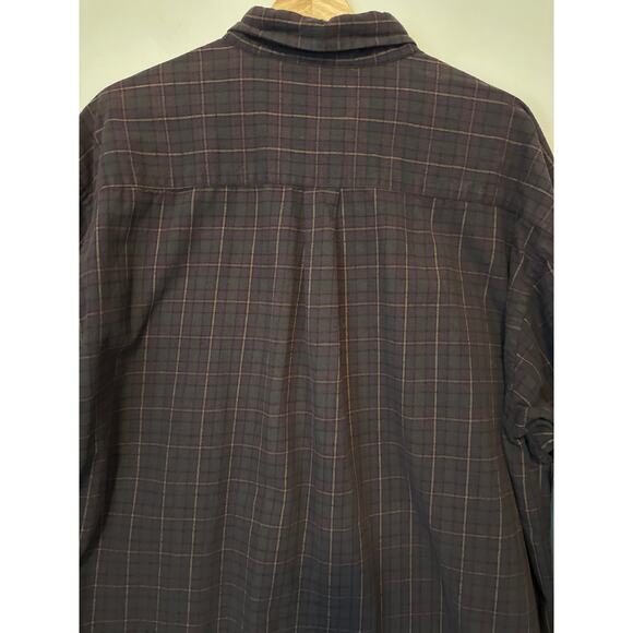 Britches Great Outdoors Men's Flannel Button Down Shirt Size XXL Pocket Plaid - Picture 8 of 10